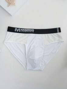 MANSERNO [Men's Triangle Briefs] 4-Pack Random, Men's Underwear Modal Blend, New Mesh Patchwork Triangle Briefs, Sexy Slim Fit Skin-Friendly, Lightweight Moisture-Wicking Quick-Drying, Suitable For Commute, Sports, All Seasons - Multicolor - View 4