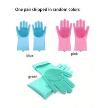 Pet Bathing Gloves, Gentle On Fur And Skin, Universal For Dogs And Cats, Anti-Scratch Bathing Massage Gloves - View 12
