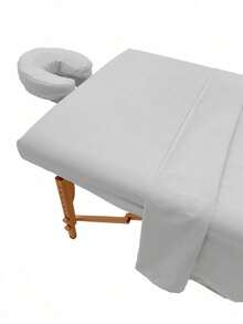 3pcs Luxury Leopard Print Massage Bed Cover Set, Soft Oversized Spa Bed Sheet With Pillowcase, Professional Beauty Salon Equipment Accessories - Multicolor - View 8