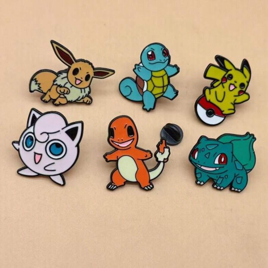 Spin Master Cartoon Pokemon Badge Little Turtle Spirit J Prize Medal Pokemon Cross-Border Poke Ball Accessory - Multi-color - View 1