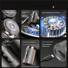 Multifunctional Shaver For Men & Women With LED Battery Display, Easy To Clean, USB Rechargeable, IP66 - The Perfect Choice For Women, Intimate Grooming Tool, Sleek Grooming Tool, Durable Grooming Tool,300mAh - Multicolor - View 8