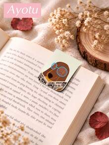 Ayotu Golden Retriever Reading Newspaper Print Magnetic Page Clip, Faux Leather Bookmark, Student Stationery, For Reading Marking, Planner, Scrapbooking And Crafting, Daily Gift, Suitable For Book Lovers, Colleagues And Reading Enthusiasts - Multicolor - View 11