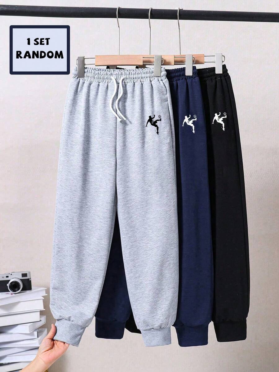 Pantalones deportivos largos con estampado de personaje para niño preadolescente - Multicolor - Ver 1