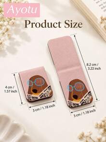 Ayotu Golden Retriever Reading Newspaper Print Magnetic Page Clip, Faux Leather Bookmark, Student Stationery, For Reading Marking, Planner, Scrapbooking And Crafting, Daily Gift, Suitable For Book Lovers, Colleagues And Reading Enthusiasts - Multicolor - View 5