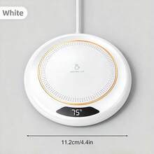 Smart Heating Cup Mat USB Powered 3 Temperature Levels (55-75°C) One-Touch Operation 8 Hours Auto Shut-Off Suitable For Coffee/Milk/Egg/Sandwich/Tea Home/Office/Travel - Multicolor - View 10