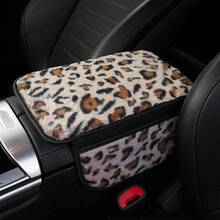 Winter Plush Car Armrest Pad, Center Console Armrest Storage Bag, Universal Size, Elastic Band Easy Installation, Car Interior Accessories - Multicolor - View 11