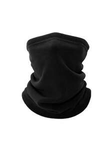 1pc Unisex Multifunctional Warm Neck Gaiter, Suitable For Skiing, Cycling, And Daily Use - Buckle Neck Collar - View 2