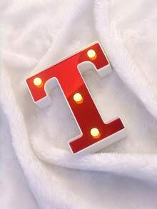 1pc LED Letter Light Sign, DIY Letters, Numbers And Symbols, Suitable For Birthday, Christmas, Bar, Home Party, Wedding Decoration, Autumn Decoration, Room Decoration, Kitchen Decoration, Summer Decoration, Wall Decoration, Home Decor And Bedroom Decoration - Q7-red Letter Light - View 47