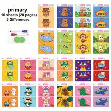 Focus & Observation Drawing Training, Includes 2 Pens + 1 Eraser, Let's Find Together, Erasable & Reusable, Suitable For Holiday Gifts - Z - View 13