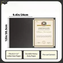 20/10 Gold Foil Certificate Folders, Elegant Diploma Folders, Suitable For 8.5x11 Inch Stationery Size Awards, Office And Academic Use - Multicolor - View 8