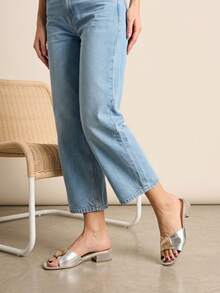 Women Heeled Sandals - Black - View 4