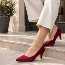Women Pumps - Red - View 3