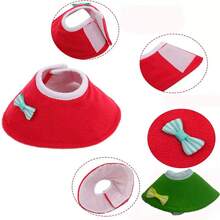 1pc Soft Plush Round Parrot Recovery Elizabeth Collar, Round Neck Protector, Prevents Unhealthy Feeding, Anti-Pecking Protective Sleeve, Suitable For Budgies, Lovebirds, Cockatiels, Wire Bird Cage Accessory - Ginger - View 3