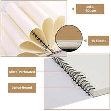 Watercolor Books & Drawing Notebooks - Black - View 6