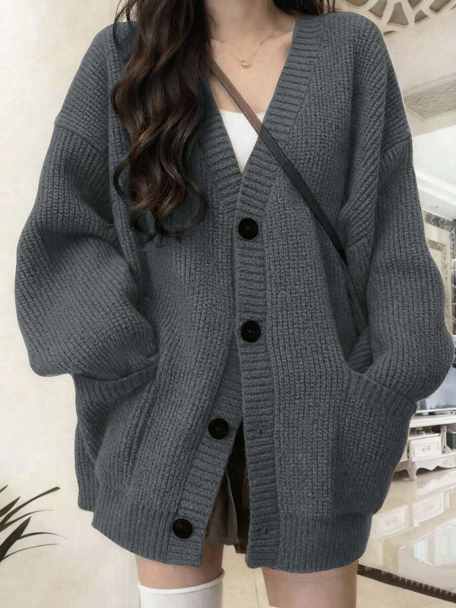 Autumn/Winter New Women's Fashion Elegant Knit Cardigan Sweater[Size Runs Large, Please Choose One Size Smaller If Between Sizes] Casual Fall