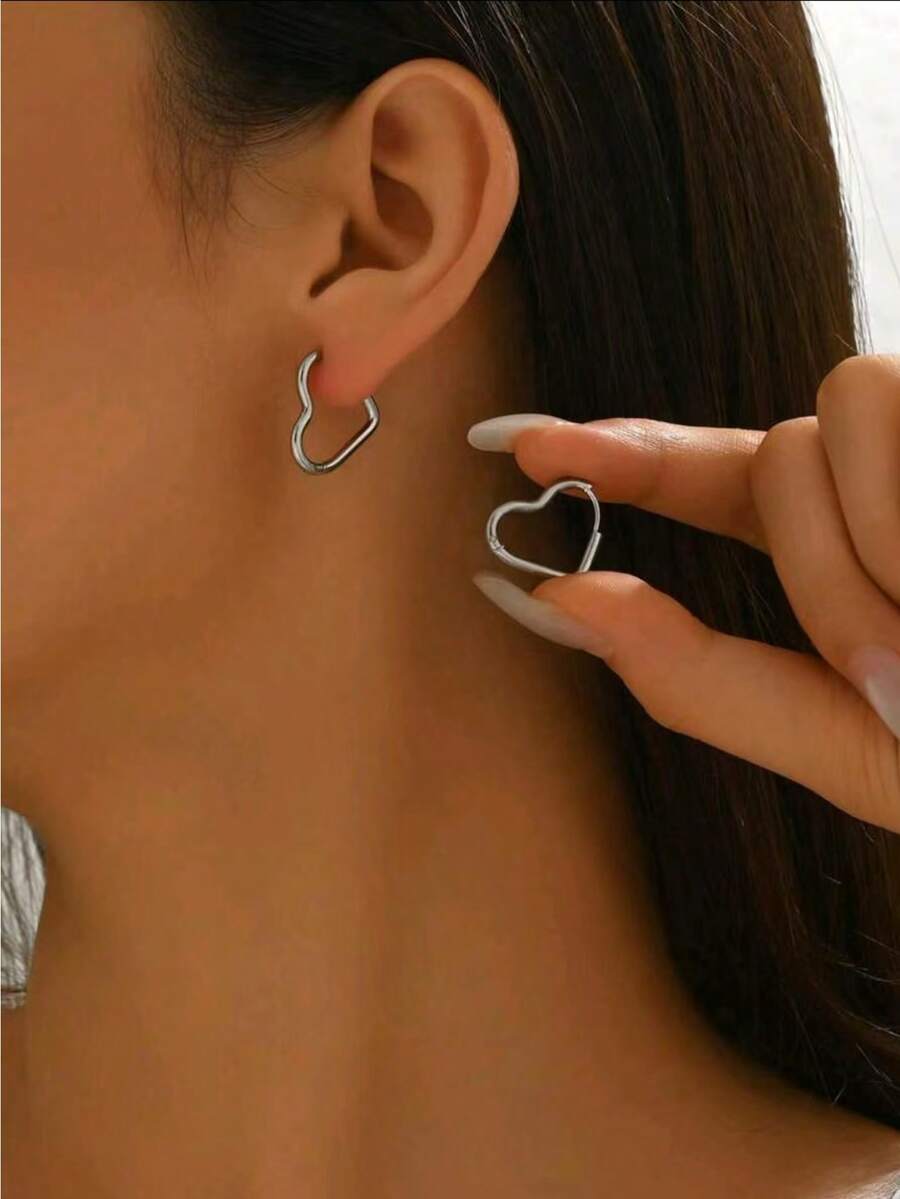 Andkiss Cubic Zirconia Decorative Stud Earrings - Multicolor - View 1