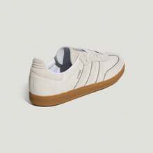 Adidas Samba OG "T-Toe" Embossed Pattern Skate Shoes, Men's Sports Casual Shoes, White, Men's KH7845 - White - View 7