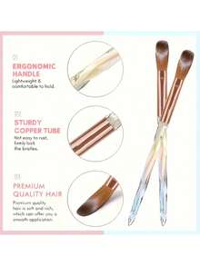27 Pieces Nail Art Design Tools, Nail Detail Painting Brushes, Nail Dotting Pens, For Nail Art Creation - Multicolor - View 4