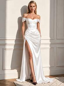 Women Formal & Evening Dresses - White - View 3