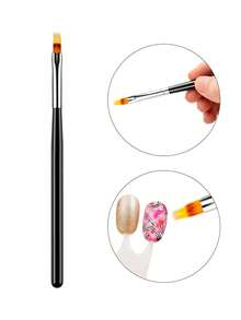 14 Pieces Nail Art Brush Set, Sponge Gradient Pens, Ombre Brushes And Liner Pens, Multi Function Manicure Drawing Tools - Multicolor - View 6
