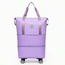 Large Capacity Travel Bag Luggage Suitcase With Detachable Universal Wheels, 3-Layer Carry-On Bag For Pregnant Women, Short-Distance Business Trips, Detachable Shoulder Straps - View 12