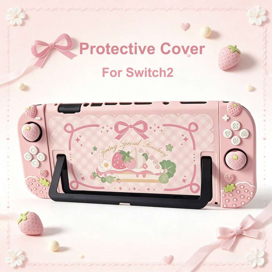 Strawberry Hard Protective Case Compatible With Switch 2, Slim ...