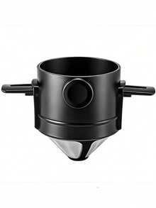 1pc Reusable Stainless Steel Pour Over Coffee Filter, Paperless Drip Coffee Brewer, Portable Foldable With Handle, Suitable For Outdoor Camping And Home Office Daily Use - Multiple Styles and Colors - View 12