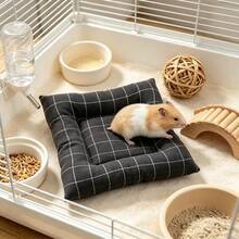 Hamster Bed, Hamster Sleeping Mat, Cage Accessories, Soft Hamster Bedding, Hamster Sleeping Mat, Suitable For Small Pets All Year Round, Christmas Gift, Halloween Gift, New Year Gift - C-Grey - View 10