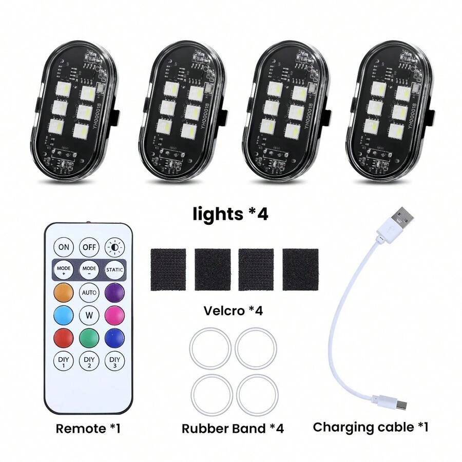Warning & Emergency Lights - A - View 1
