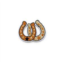 1pc/2pcs/3pcs/4pcs Horseshoe Cowboy Rodeo Patch Western Country Culture Embroidered Iron-On Sticker - Multicolor - View 1