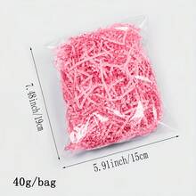 40g Black Raffia Paper Shreds Filler, Used For Gift Packaging Basket Filling, Birthday Wedding Party Supplies - Multicolor - View 15