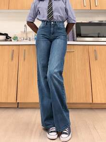 Women's Retro Casual Loose Straight Leg Jeans Fall - Dark Wash - View 6