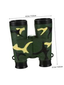 Binoculars Outdoor Adventure Gear Binoculars HD 6X35 Black Binoculars Plastic Fixed Focus With Outdoor Toy 1pc - A - View 2