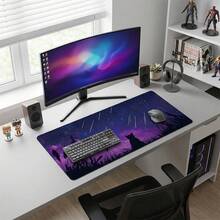 Meteorite Style Gaming Mouse Pad, Office Home Computer Desk Mat, Office Home PC Study Desk Mat, Computer Keyboard Pad, Non-Slip Rubber Bottom, Smooth Surface, Desktop Decoration, Large Mouse Pad, Gaming Mouse Pad, Office Supplies - View 10