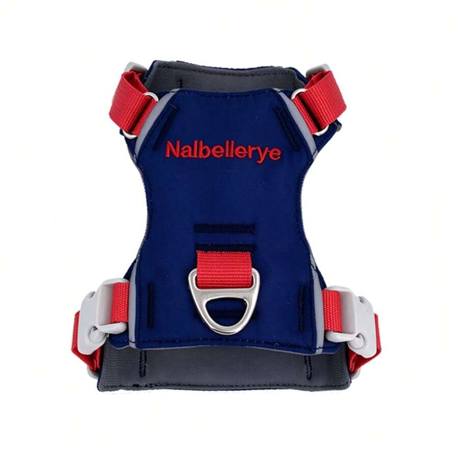 Adjustable No-Pull Dog Vest Harness, Soft Padded Oxford Pet Harness For Small Medium Dogs Outdoor Walking - Navy Blue - View 1