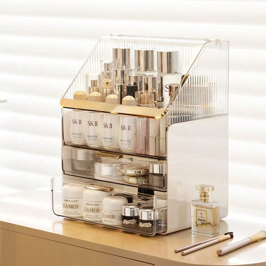 Cosmetic Storage Box Desktop Premium Vanity Drawer Organizer Skincare Storage Cabinet New Style - Multicolor - View 1