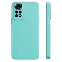 適用於 Redmi Note 15 Pro Plus 矽膠液態手機殼，柔軟親膚觸感，相容於 Note 14 Pro 5G、Note 13 系列、Note 12 系列、Note 11 系列，防震薄型保護殼 - 淡青色 - 查看 10