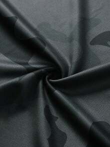 1PC Men's Summer Camouflage Thin Quick-Dry T-Shirt, Short Sleeve Outdoor Sports Top - Dark Grey - View 6