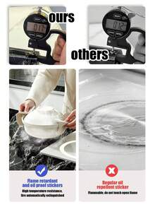 1 pieza Adhesivo autoadhesivo impermeable y resistente al aceite con patrón de mármol, adhesivos, vinilos decorativos para el hogar, artículos de decoración de primavera para refrescar tu hogar, adhesivos de decoración Rama, regalos de cumpleaños y graduación - Beis - Ver 7