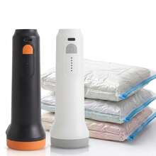 Electric Vacuum Pump USB Rechargeable Wireless Air Pump Portable Travel Clothing Bedding Storage Vacuum Compression Bag Pump Essential Home Tool - Multicolor - View 2