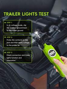 Automotive Power Circuit Probe Tester, A 6-24V Power Circuit Probe Kit With LED Test Light, Car Short Circuit Tester, Automotive Fuse Tester, Continuity Tester For Car Short Circuit Detection, Voltage Tester, Component Activation Tool - A - View 5