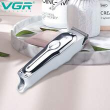 VGR 專業無線理髮器 男士用電動零間隙理髮修剪器 V-071 - 銀色 - 查看 8