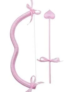 2/3pcs Valentine's Day Masquerade Party/Cosplay Costume Wedding Party Props/Angel Wings/Goddess Bow And Arrow Combo Set - Multicolor - View 14