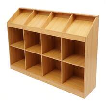 kangten 12-Würfel Aufbewahrungsbücherregal, Regalschrank mit offenen Fächern, Bücherregal-Organizer für Zuhause, Büro, Wohnzimmer, Klassenzimmer - A - Übersicht 5