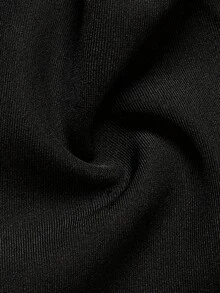 DONICY Women's Autumn High Waist Wide Leg Decorative Belt Elegant Suit Pants - Black - View 4