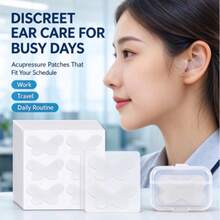 60pcs Butterfly Style Elf Ear Support Strips, Strong Support, Natural Invisible Transparent Ear Support Patches, High Adhesion - Multi-color - View 6