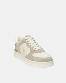 Polo Ralph Lauren Men Wide Fit Slippers - Beige - View 2