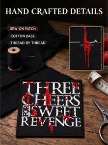 1件/2件/3件/4件/5件 Three Cheers Rock 刺繡燙貼布章 - 彩色 - 查看 8