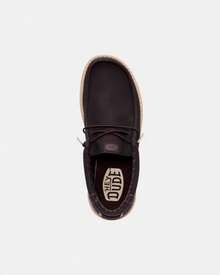 Hey Dude Men Wide Fit Slippers - Brown - View 3