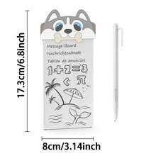 ODAPTO 5.5 Inch Magnetic Drawing Board For Kids - Reusable Doodle Tablet With Magic Pen, Mess-Free Educational Sketch Pad, Portable Erasable Notepad For Home School Or Fridge(Unicorn)Colorful Kids Toys Drawing Board, Christmas Gift - Multicolor - View 14